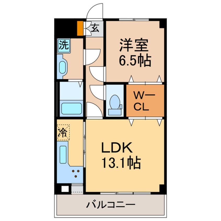 間取図 高松琴平電気鉄道<ことでん琴平線>/太田駅 徒歩9分 2階 築20年