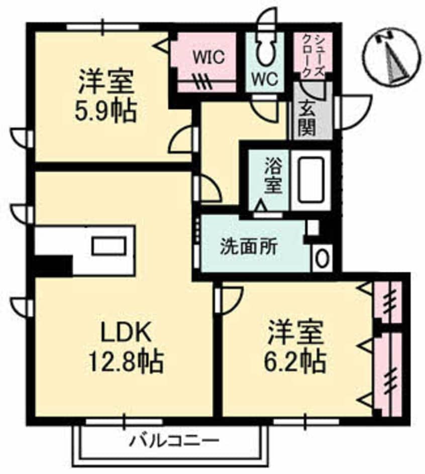 間取図 プロヌーブ Nキュービック