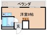 アムズ１藤塚 1Rの間取り