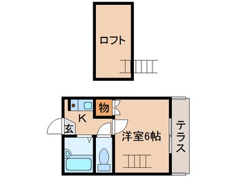 間取図 リッチモンド勅使C・D棟