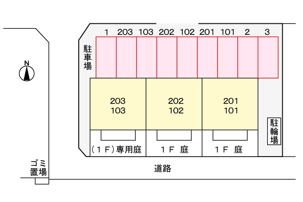 駐車場 トラッド木田谷Ⅰ
