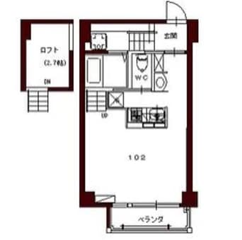 間取図 コリドールバリ