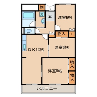 間取図 ロイヤルハイツ茜