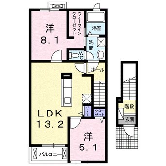 間取図 ナリッシュＬｅｅ　Ⅲ