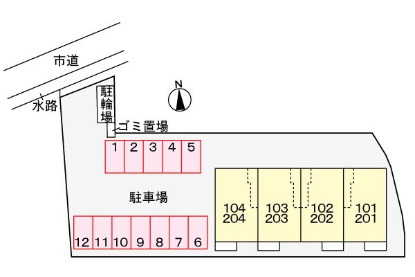 駐車場 ラフォーレ　キャトル