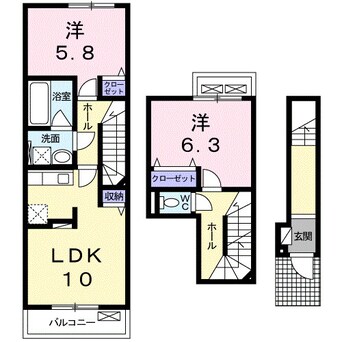 間取図 エトワールⅡ　Ａ