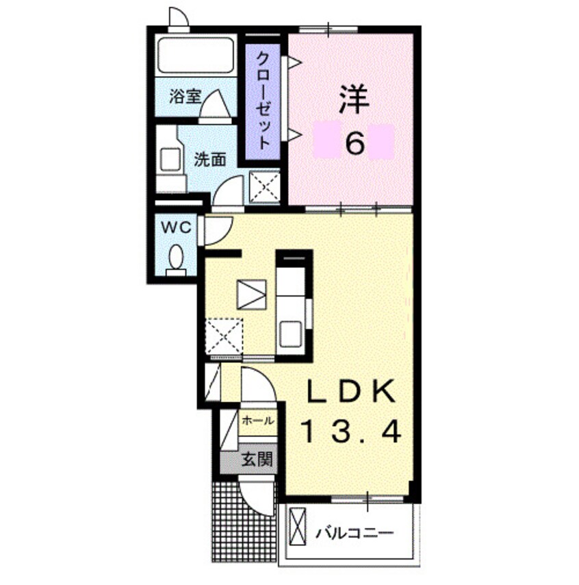 間取図 テール　リッシュⅠ