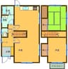 楠上町一戸建 2LDKの間取り