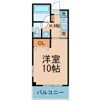 間取図 スカイハイツ香西