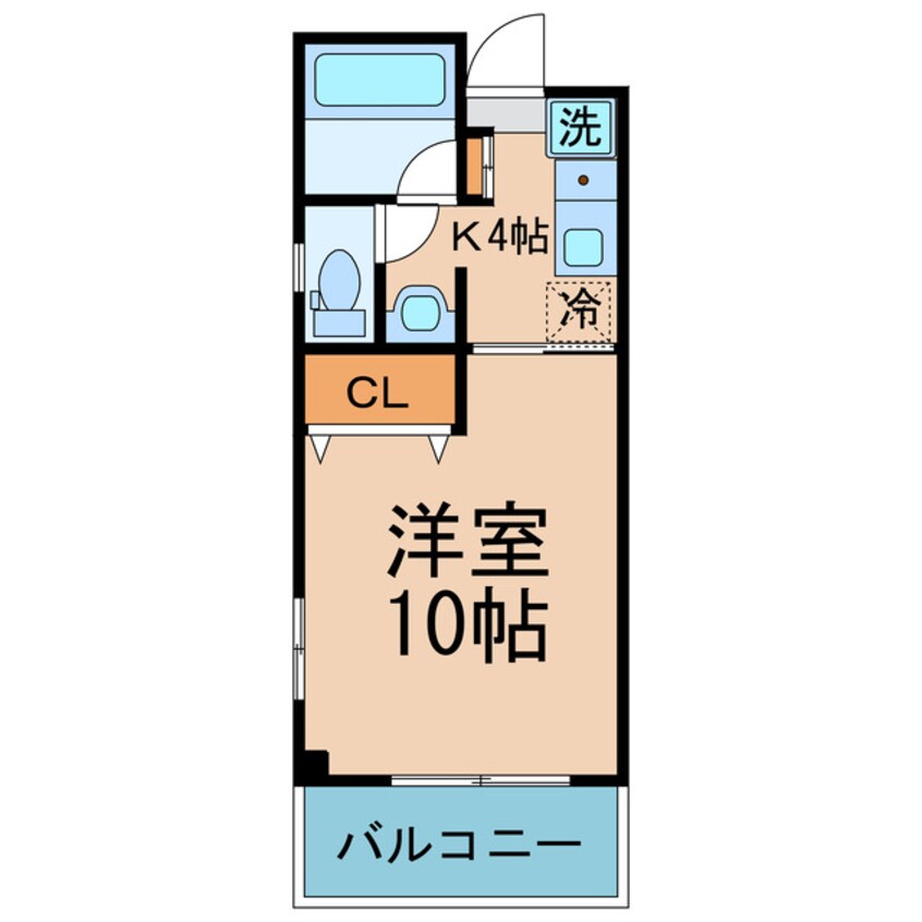 間取図 スカイハイツ香西