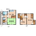 池田アパート　南棟の間取図