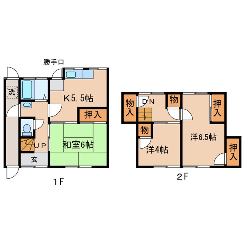 間取図 池田アパート　南棟