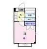 ベウラハイツ 1Kの間取り