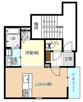 間取図 プライムステージ松福