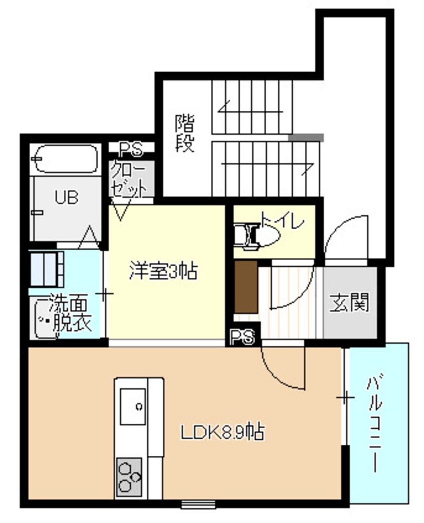 間取図 プライムステージ松福