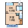 リッチモンド今里 1Kの間取り