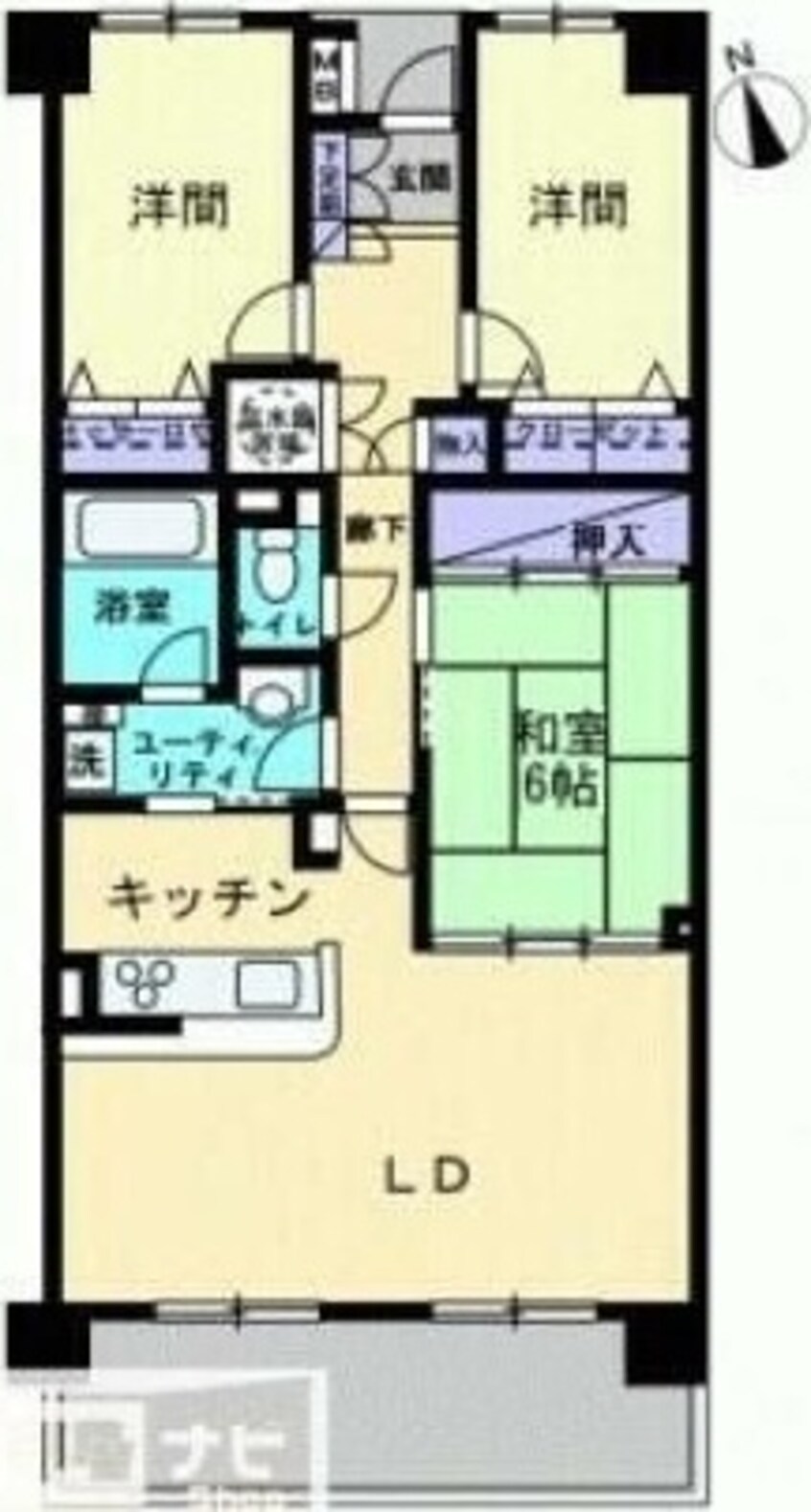 間取図 ＮＣＲｅ東山崎