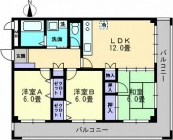 間取図 ラシャンブル２１