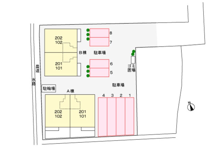 駐車場 ハーモニーガーデンＢ