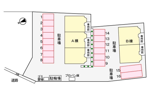 駐車場 ヴァルトブリーゼ　Ｂ
