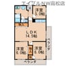 ハイマート屋島 3LDKの間取り