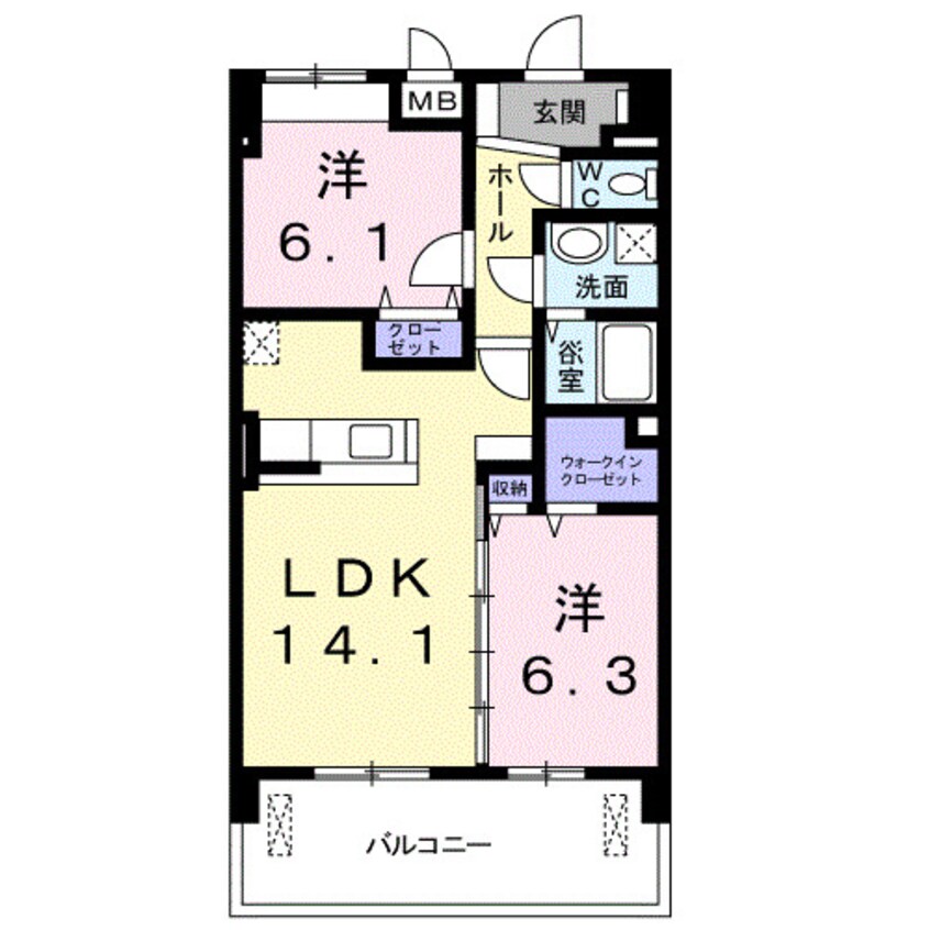 間取図 モア　ドリーム