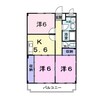 マリッチ溝渕Ⅰ 3Kの間取り