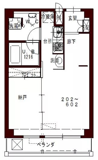 間取図 コリドールベルエア