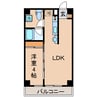 コリドールベルエア 1LDKの間取り