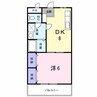 カンパーニュ塩上　Ⅰ 1DKの間取り