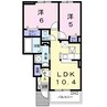 ノース・レジデンスＡ 2LDKの間取り