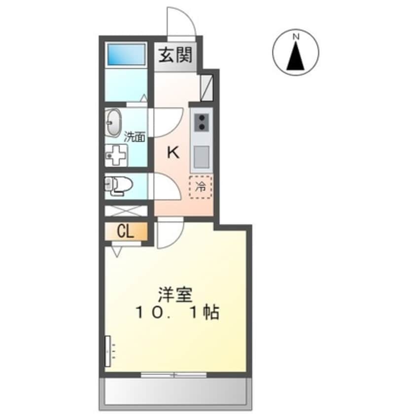 間取図 クレア・ド・ルーン