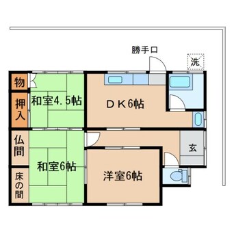 間取図 遠山借家