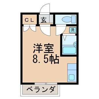 間取図 グランドハイツ増田