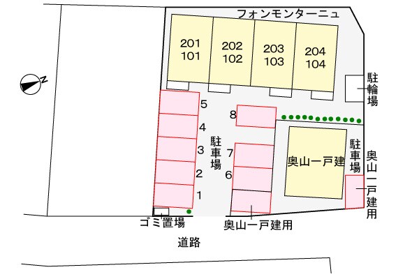 駐車場 フォンモンターニュ