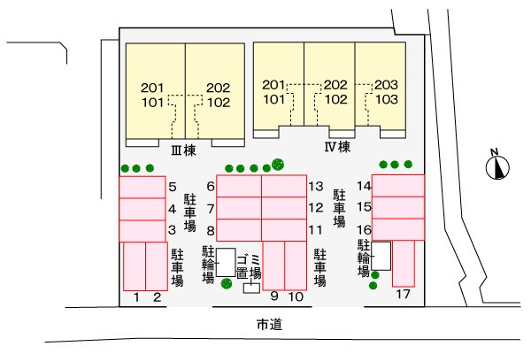 駐車場 ヴィラージュⅣ