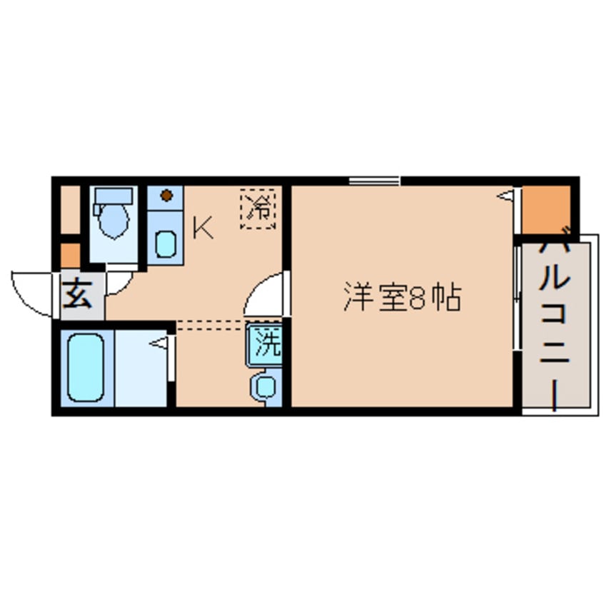 間取図 プレステージ藤塚