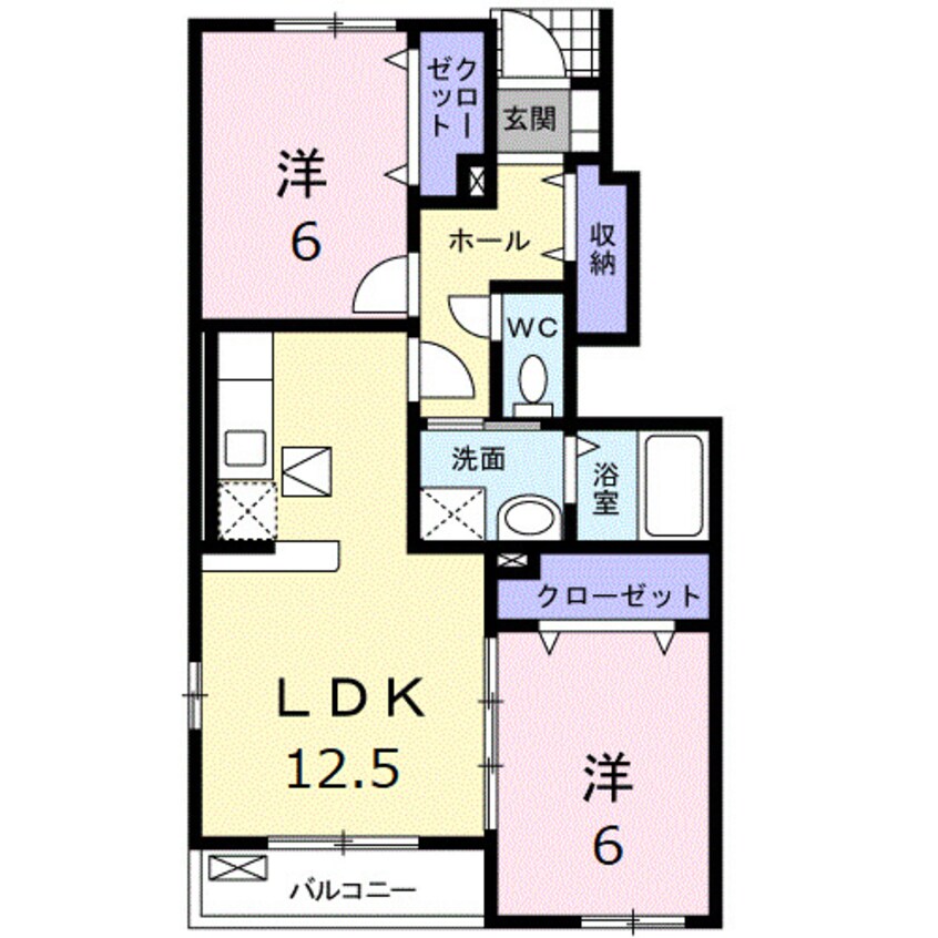 間取図 サンセレーノ　Ⅱ