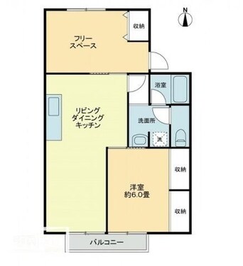 間取図 フォブールアベリアＢ