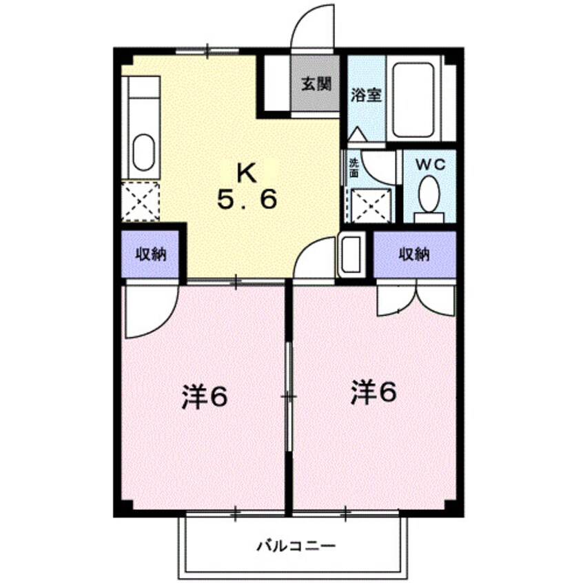 間取図 コンフォートハイツ