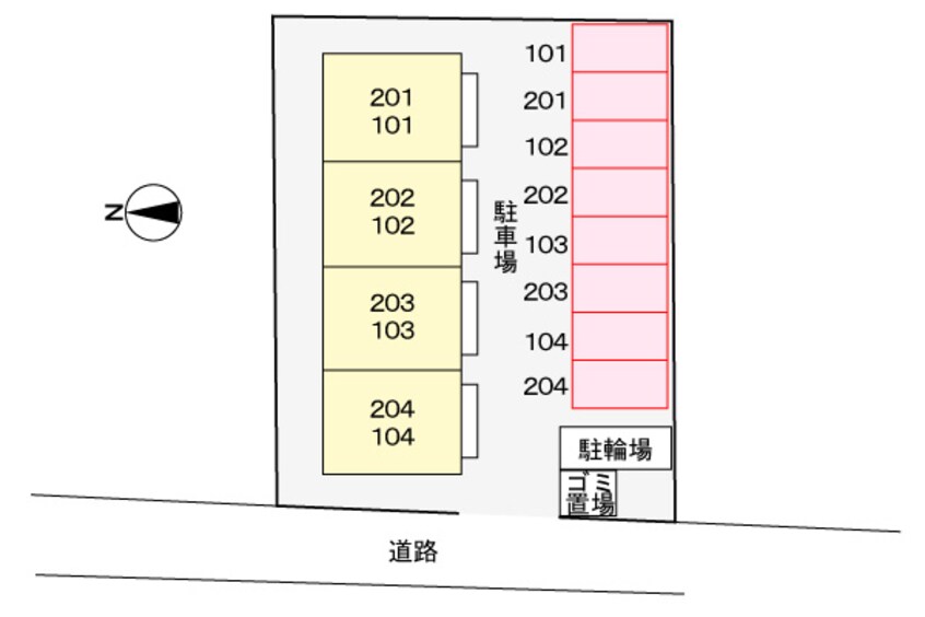 駐車場 コンフォートハイツ