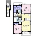 ジュネス　ガーデンＫ２の間取図