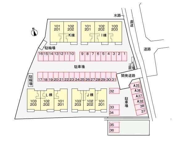 駐車場 クラール元山Ｊ