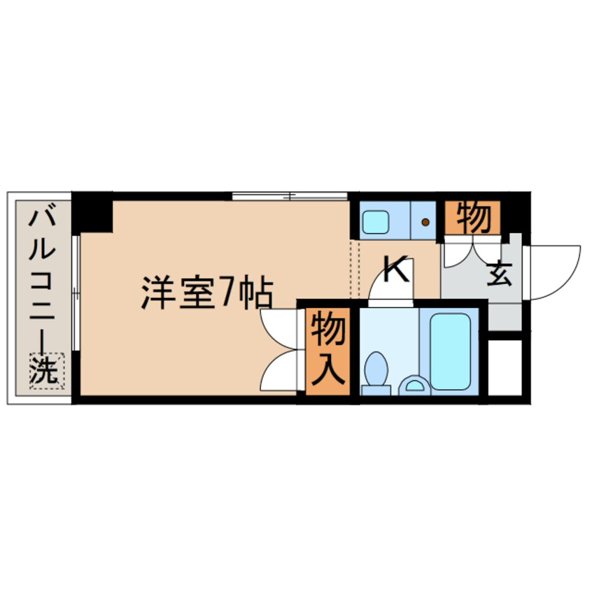 間取図 アルファ藤塚町