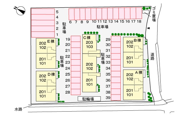 駐車場 ル・シエル　Ｅ