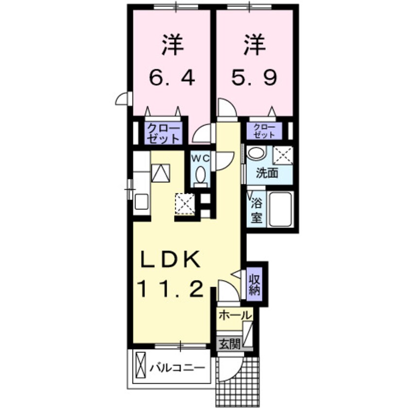 間取図 アリストガーデンⅠ