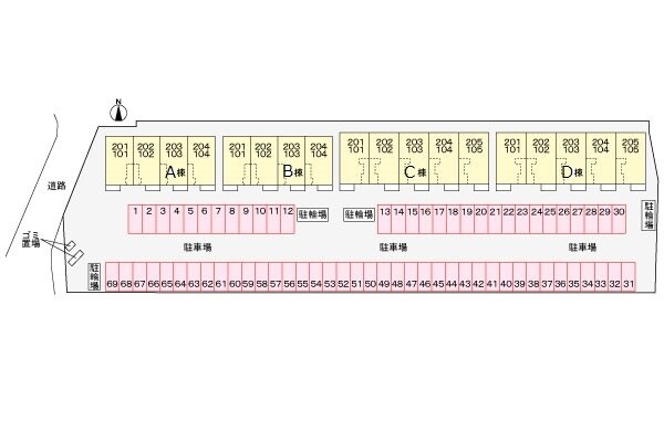 駐車場 マクール国分寺Ｃ