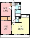 フォブールKMT 2LDKの間取り