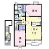 アルカンシエルＣ 2LDKの間取り
