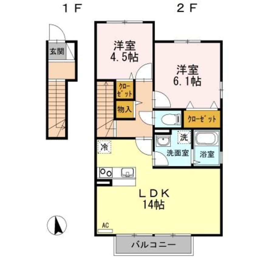 間取図 アルフレッサⅡ